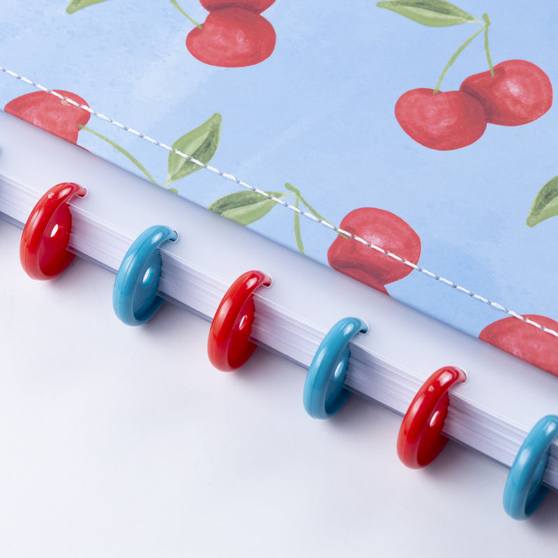 CADERNO DISKÔ AQUARELA CEREJA M