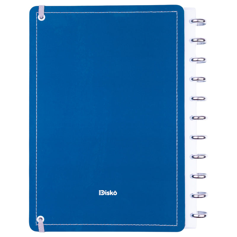 CADERNO DISKÔ LISTRAL AZUL G
