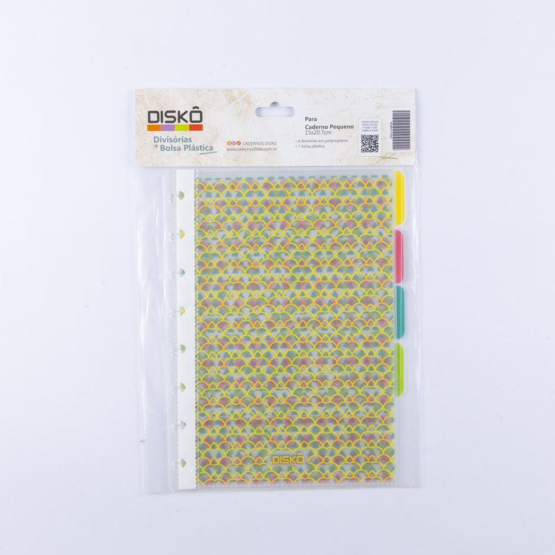 KIT DIVISORIA PP GEOMETRICA + BOLSA PLASTICA P