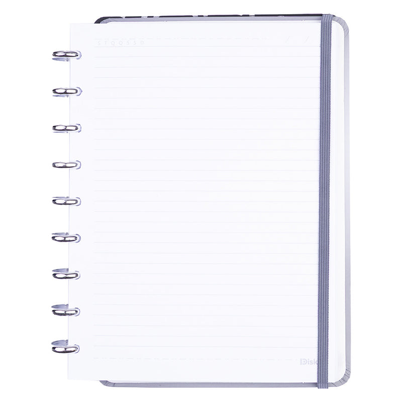 CADERNO DISKÔ MIL CORACOES PRETO M