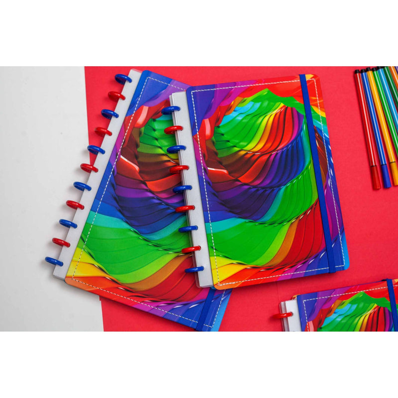 CADERNO DISKÔ RAINBOW G