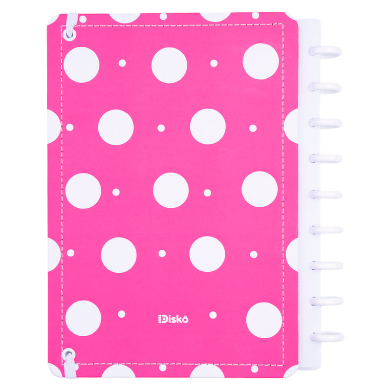 CADERNO DISKÔ POA PINK M