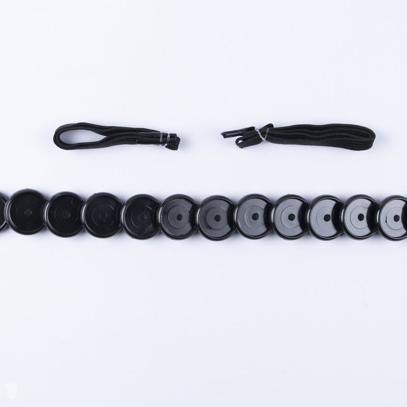 KIT 13 DISCOS + ELASTICO PRETO 24MM