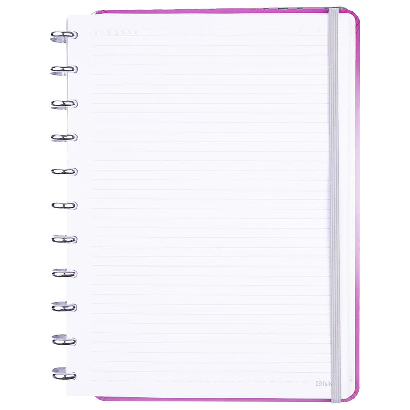 CADERNO DISKÔ MIL CORACOES ROSA G