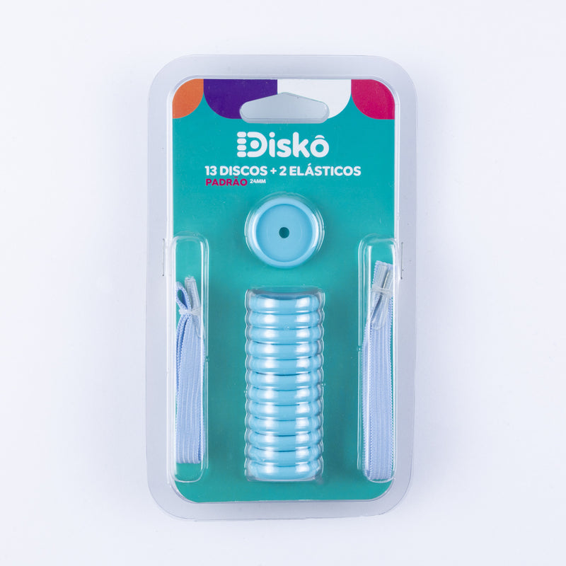 KIT 13 DISCOS + ELASTICO AZUL PISCINA 24MM