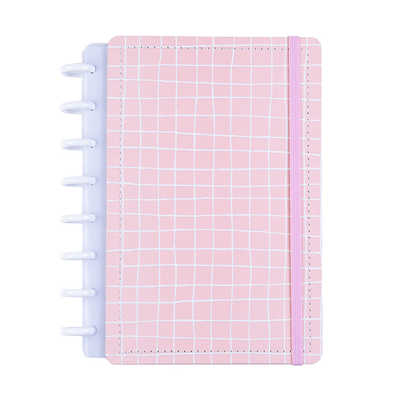 CADERNO DISKÔ QUADRI ROSA P