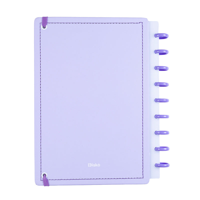 CADERNO DISKÔ LILAS M