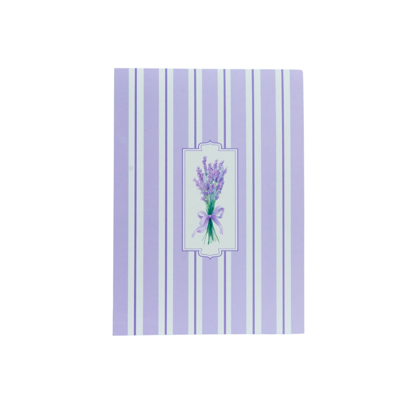 BLOCO PAPEL CARTA LAVANDA