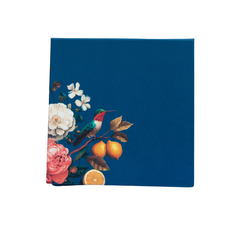 BLOCO QUADRADO FLOWERS BIRD