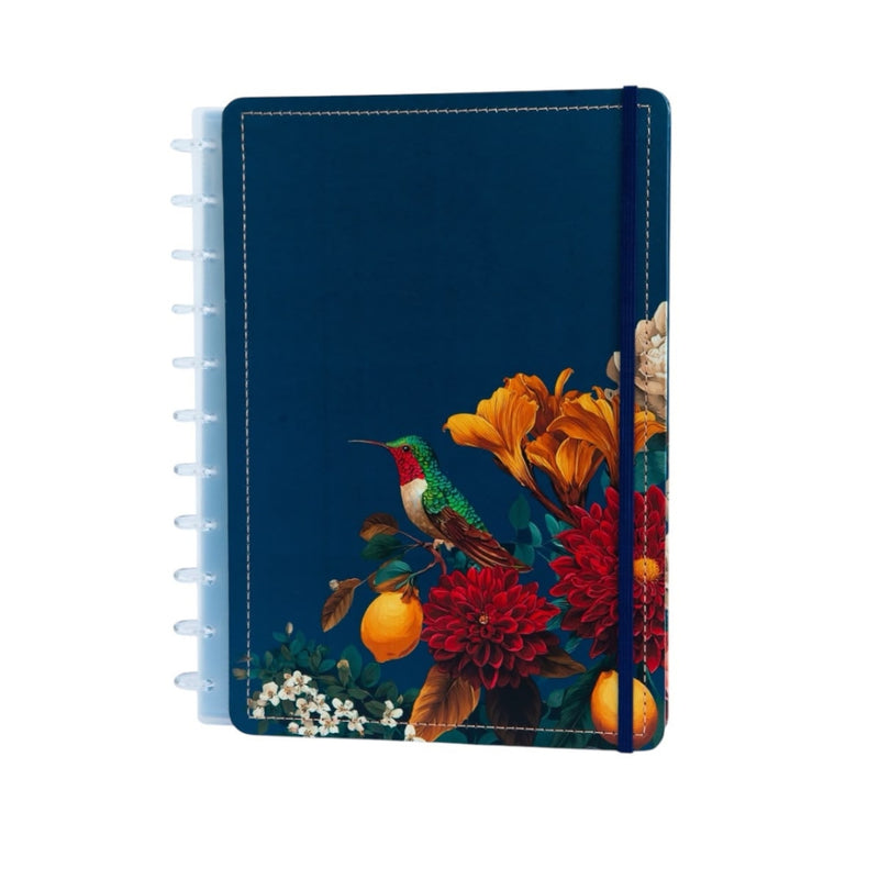 CADERNO DISKÔ FLOWERS BIRD