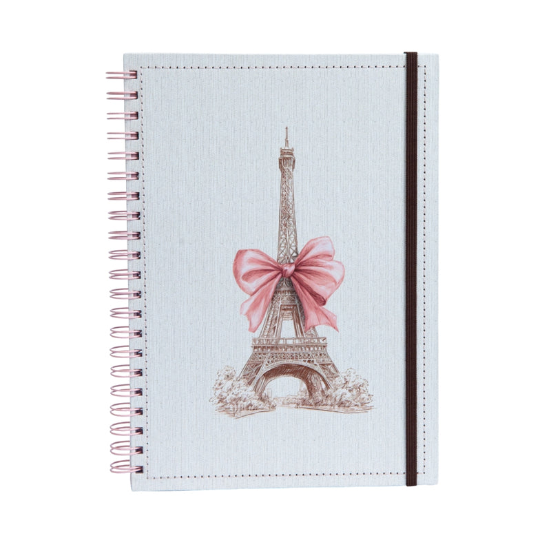 CADERNO WIREO LAÇOS DE PARIS