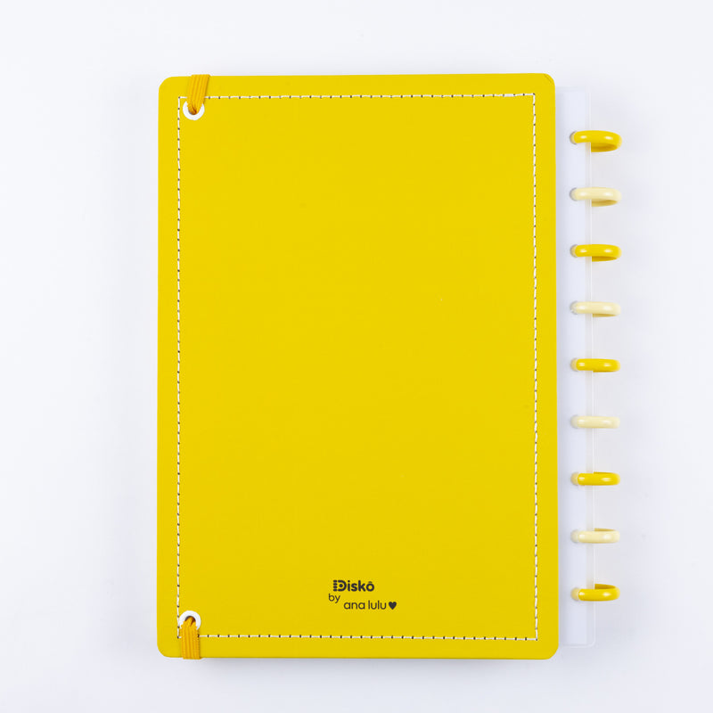 CADERNO DISKÔ ANA LULU YELLOW M