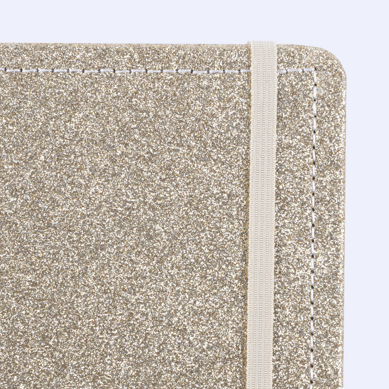 CADERNO DISKÔ SHINE DOURADO G