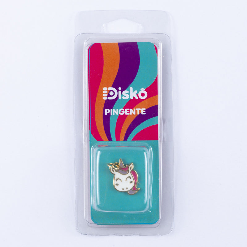 PINGENTE OURO UNICORNIO