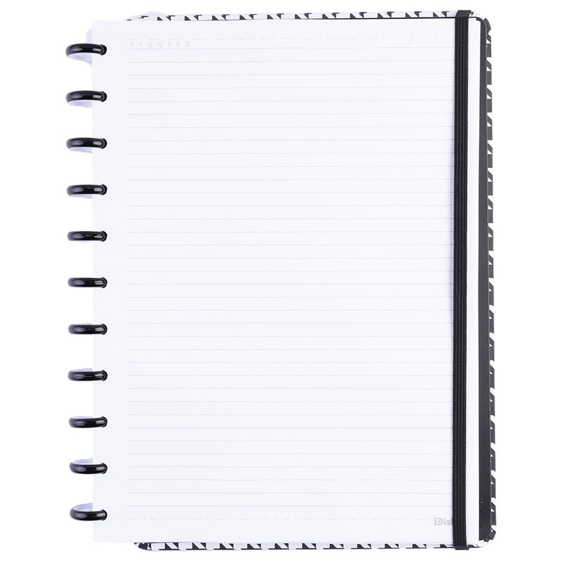 CADERNO DISKÔ POULE PRETO G