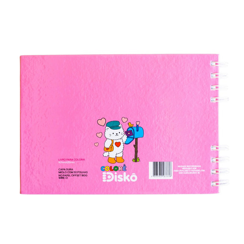 LIVRO COLORIR GATOS WIRE-O