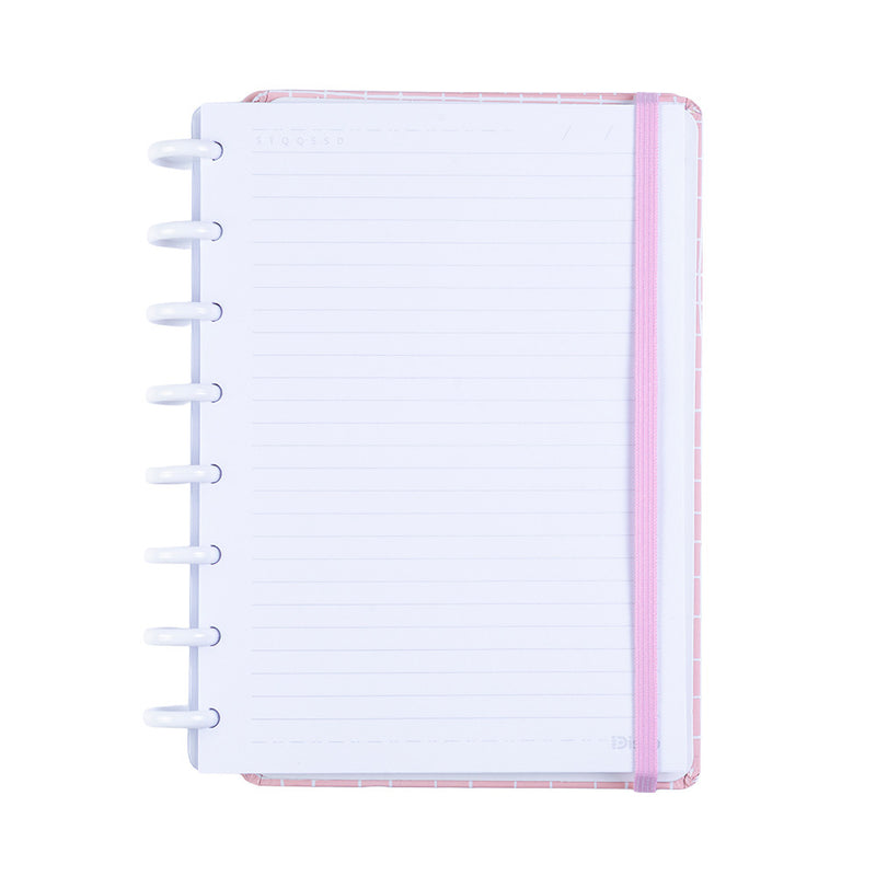 CADERNO DISKÔ QUADRI ROSA P