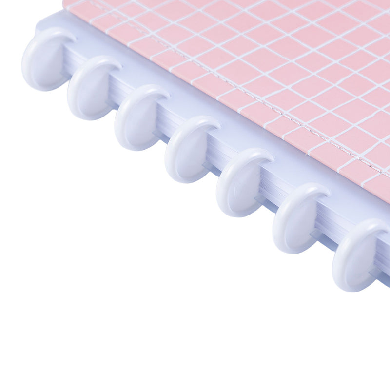 CADERNO DISKÔ QUADRI ROSA P