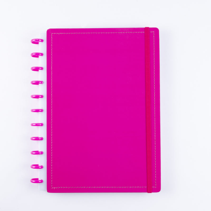 CADERNO DISKÔ PINK G