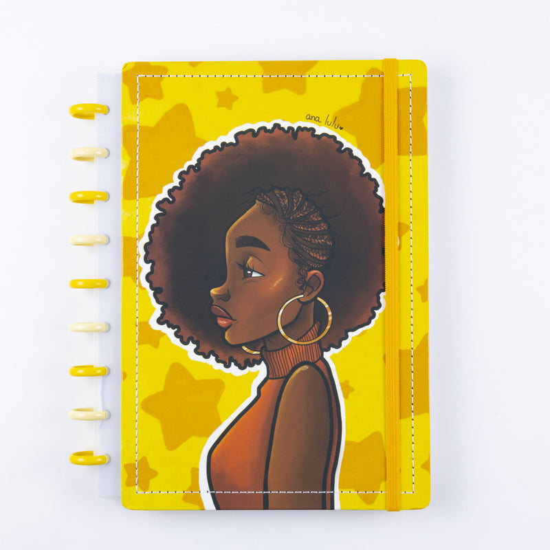 CADERNO DISKÔ ANA LULU YELLOW M