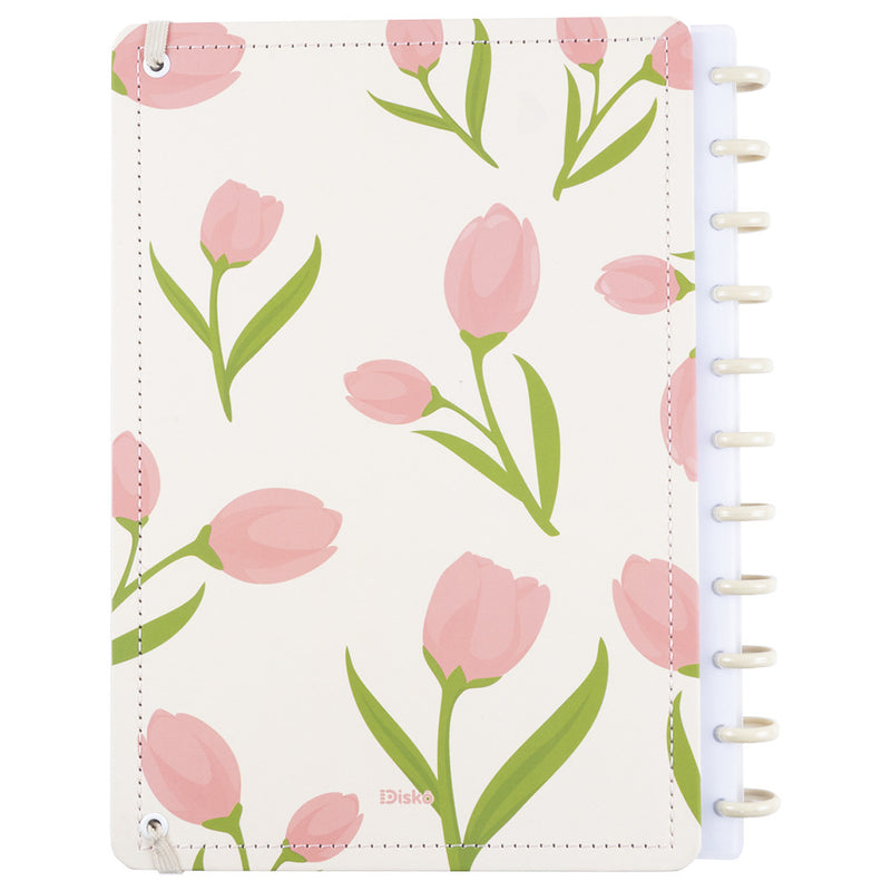 CADERNO DISKÔ TULIPA G