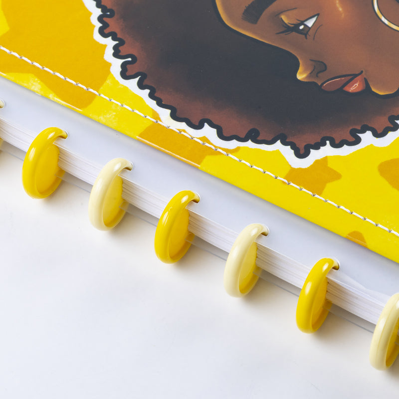 CADERNO DISKÔ ANA LULU YELLOW M