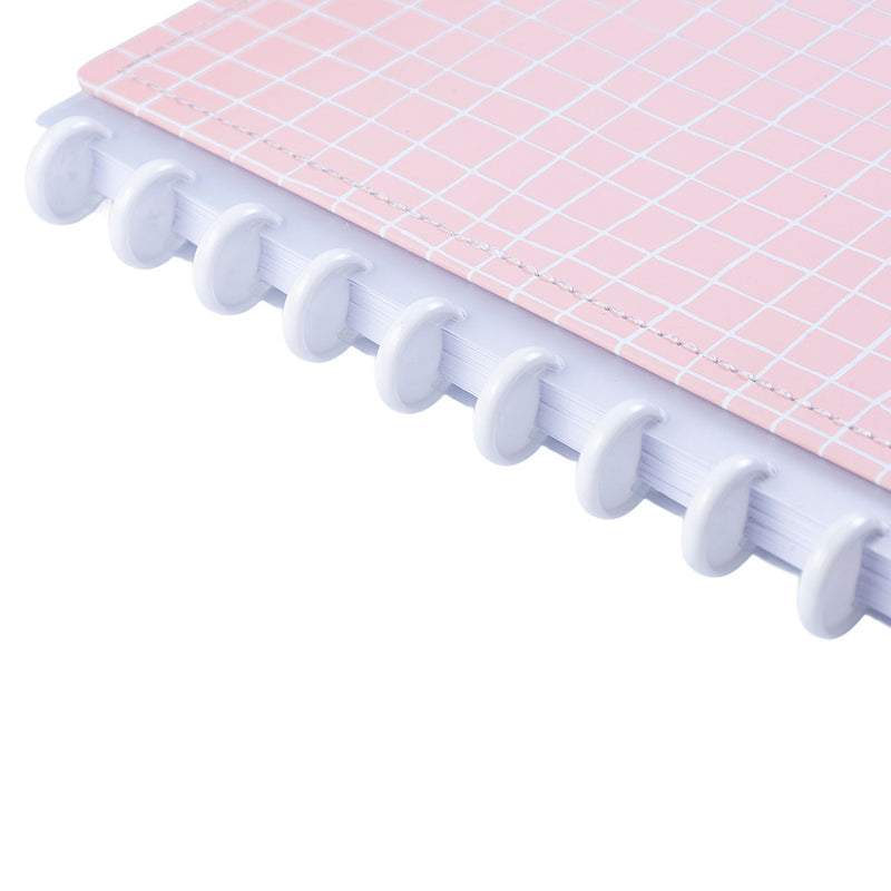 CADERNO DISKÔ QUADRI ROSA G