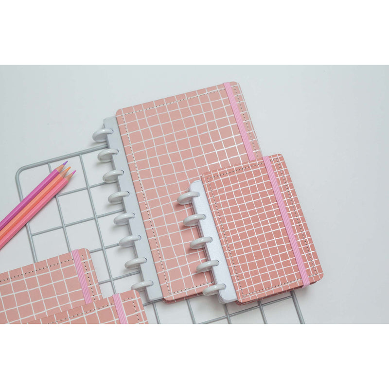 CADERNO DISKÔ QUADRI ROSA P