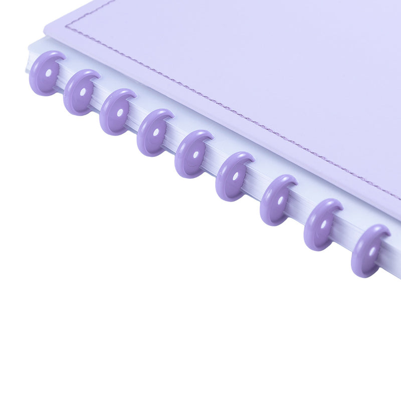 CADERNO DISKÔ LILAS M