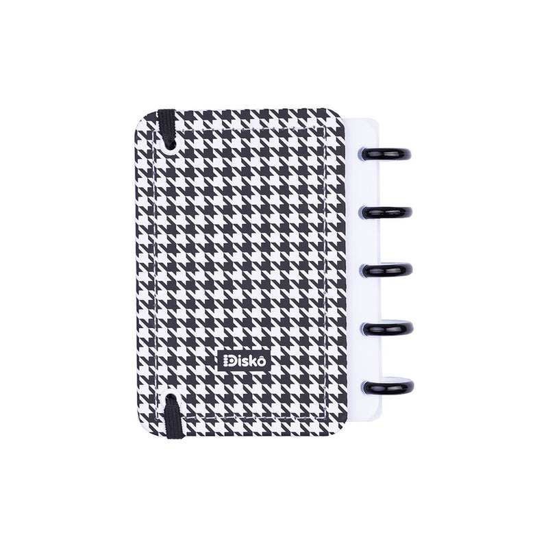 CADERNO DISKÔ POULE PRETO POCKET