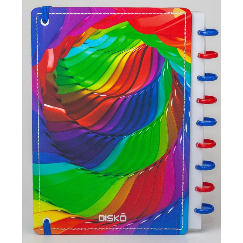 CADERNO DISKÔ RAINBOW M