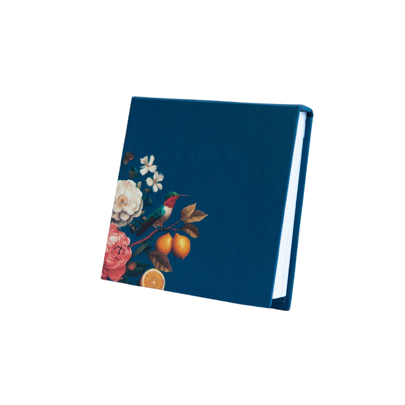 BLOCO QUADRADO FLOWERS BIRD