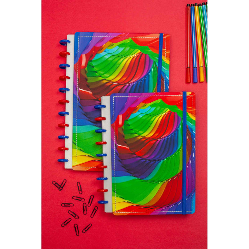 CADERNO DISKÔ RAINBOW M
