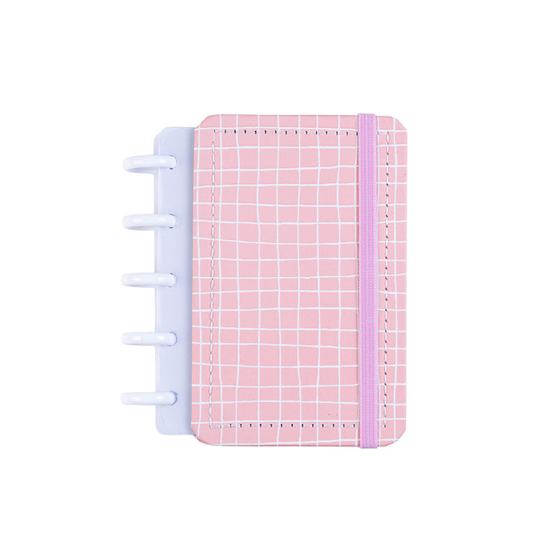 CADERNO DISKÔ QUADRI ROSA POCKET