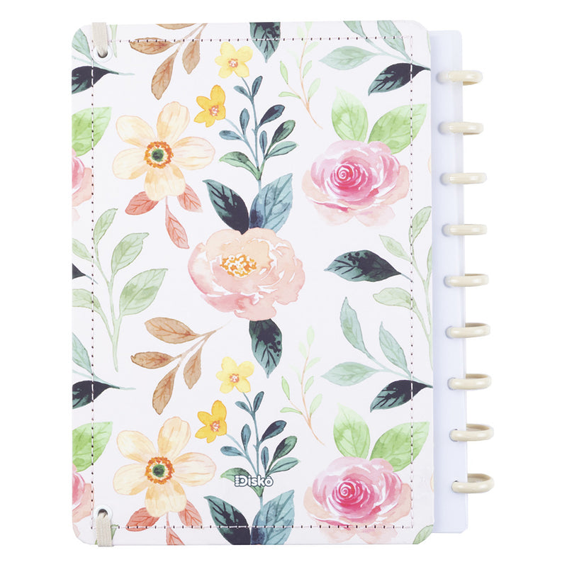CADERNO DISKÔ WHITE GARDEN M