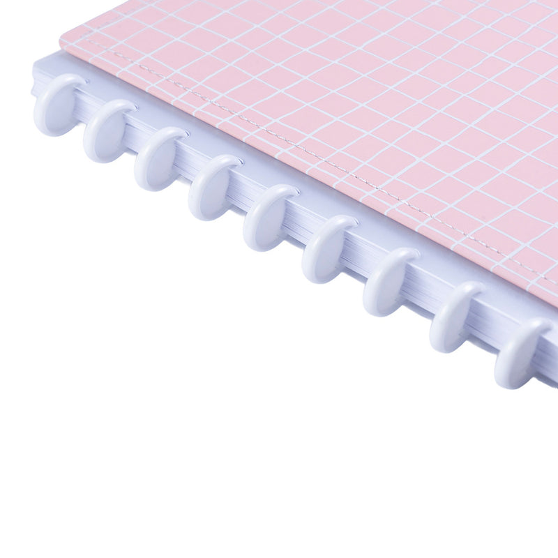 CADERNO DISKÔ QUADRI ROSA M