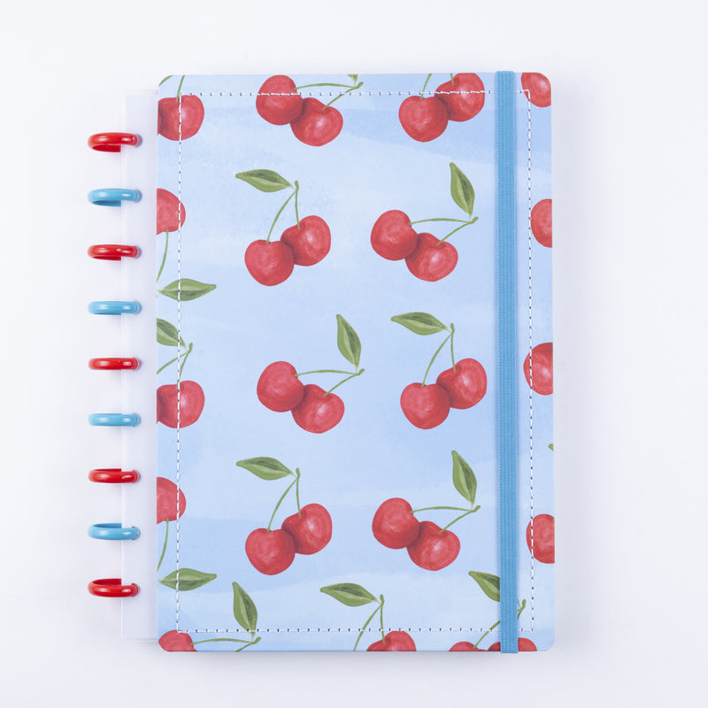 CADERNO DISKÔ AQUARELA CEREJA M