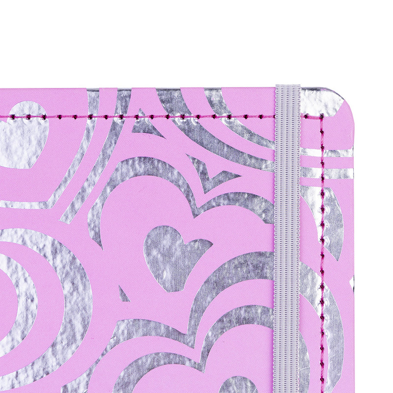 CADERNO DISKÔ MIL CORACOES ROSA G