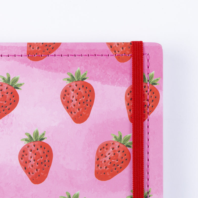 CADERNO DISKÔ AQUARELA MORANGO M