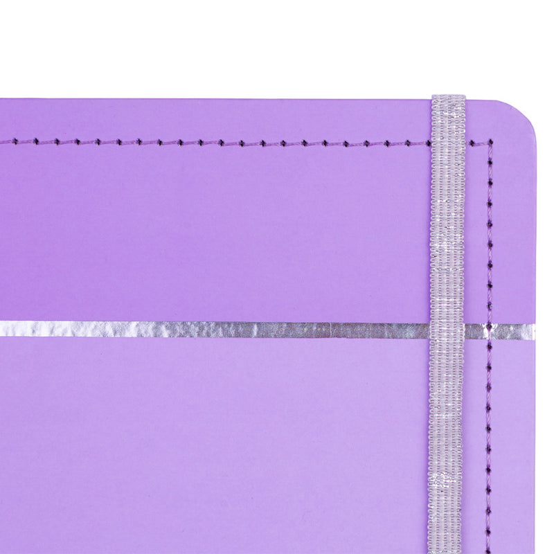 CADERNO DISKÔ LISTRAL LILAS M