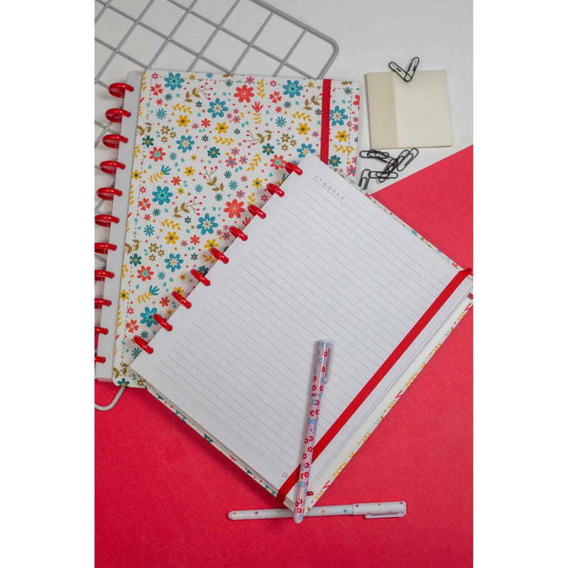 CADERNO DISKÔ FLOWER P