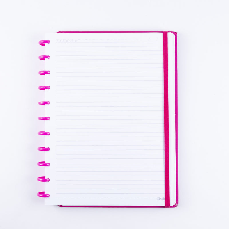 CADERNO DISKÔ PINK G