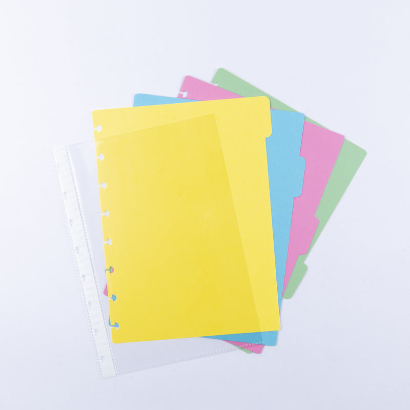 KIT DIVISORIA PAPEL COLOR + BOLSA PLASTICA P