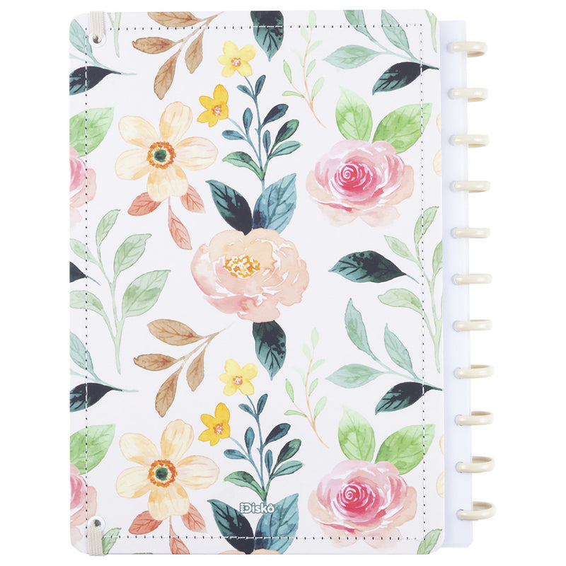 CADERNO DISKÔ WHITE GARDEN G