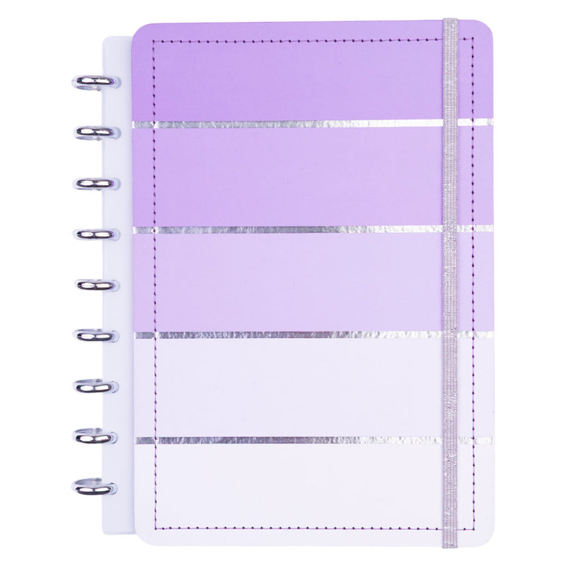 CADERNO DISKÔ LISTRAL LILAS M