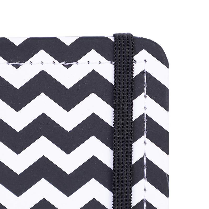 CADERNO DISKÔ CHEVRON NEGRO P