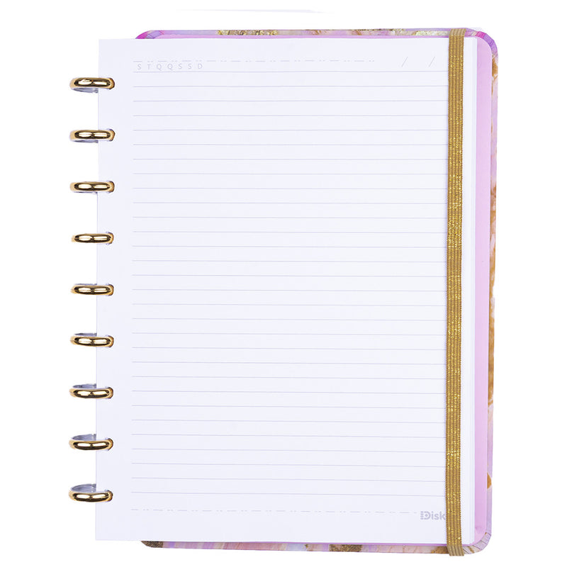CADERNO DISKÔ CORACAO MARMORE M