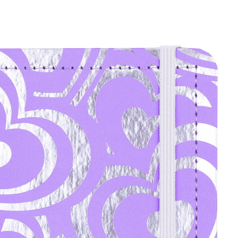 CADERNO DISKÔ MIL CORACOES ROXO M