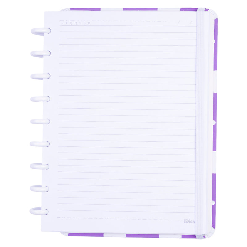 CADERNO DISKÔ POA ROXO M
