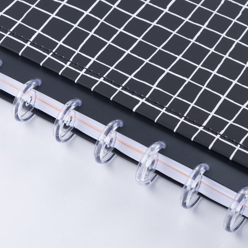 CADERNO PLANNER DISKÔ QUADRI BLACK M